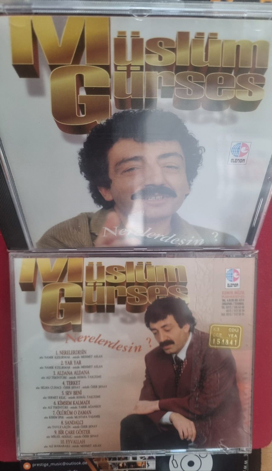 Müslüm Gürses - Nerelerdesin (CD) ELENOR Müzik