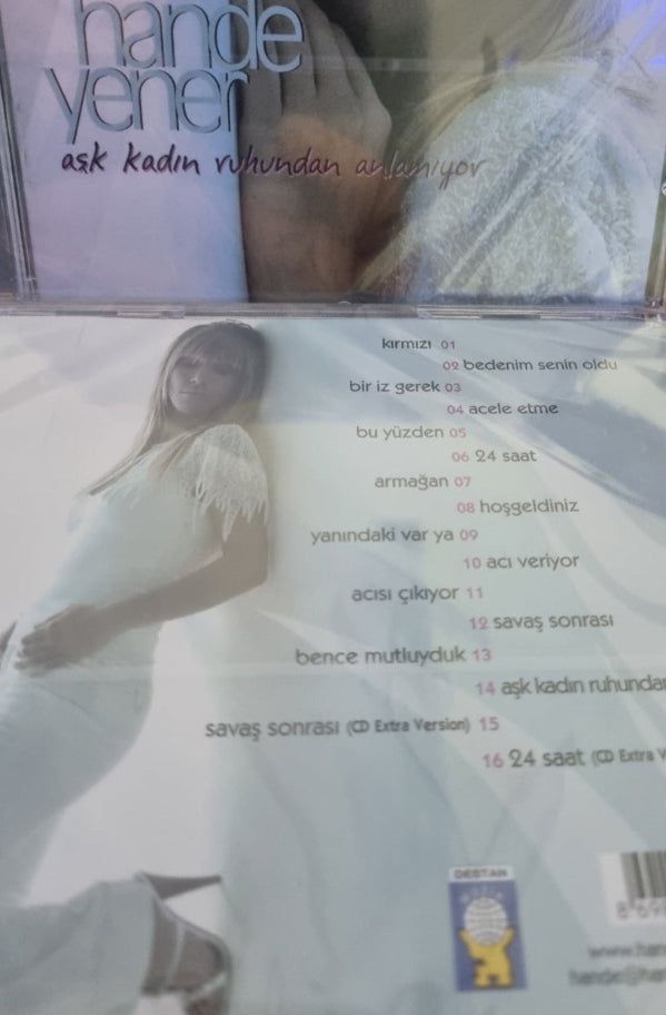 Hande Yener - Aşk Kadın Ruhundan Anlamıyor (CD ) Destan Müzik | Almanya | CD