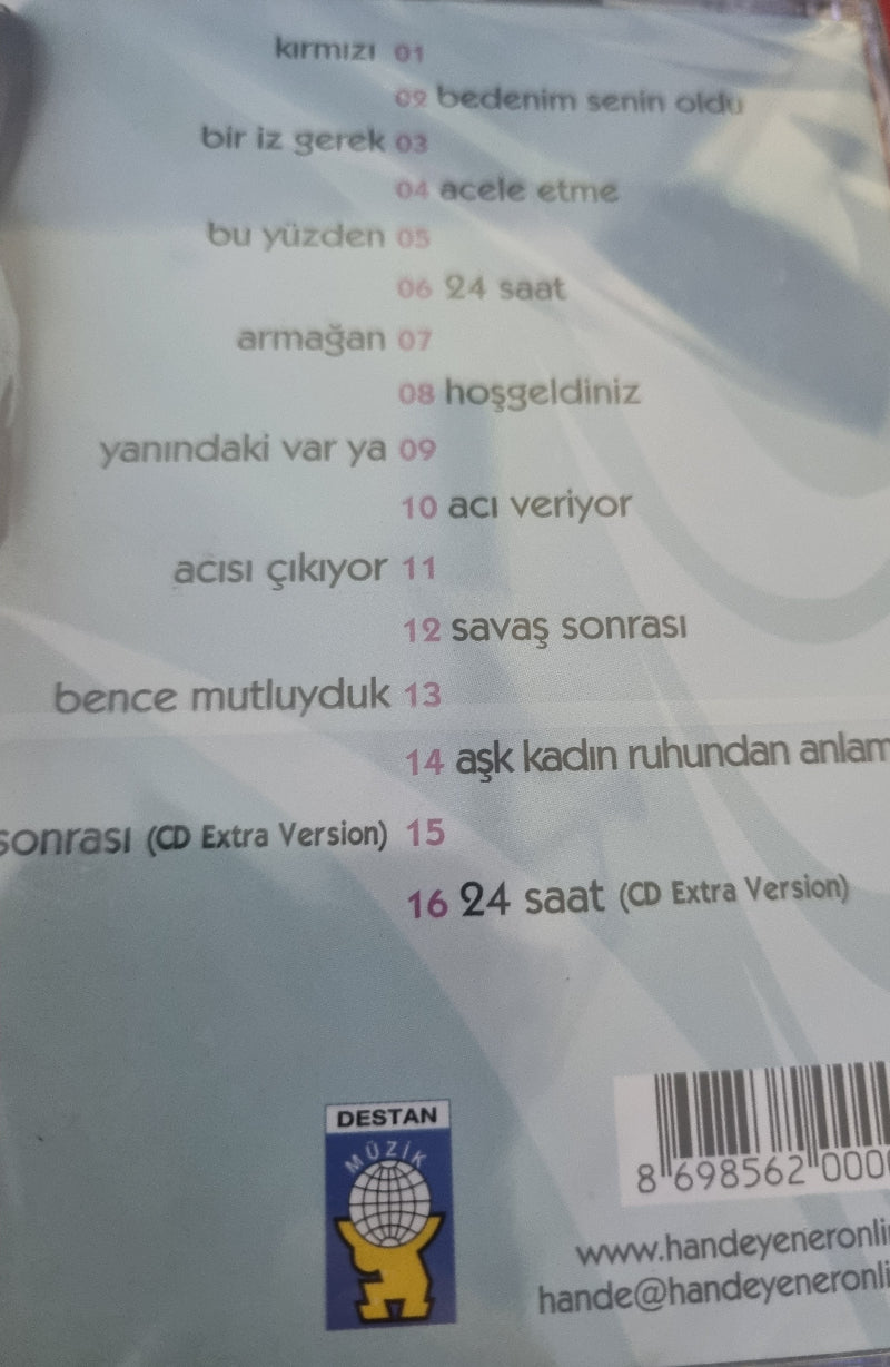 Hande Yener - Aşk Kadın Ruhundan Anlamıyor (CD ) Destan Müzik | Almanya | CD