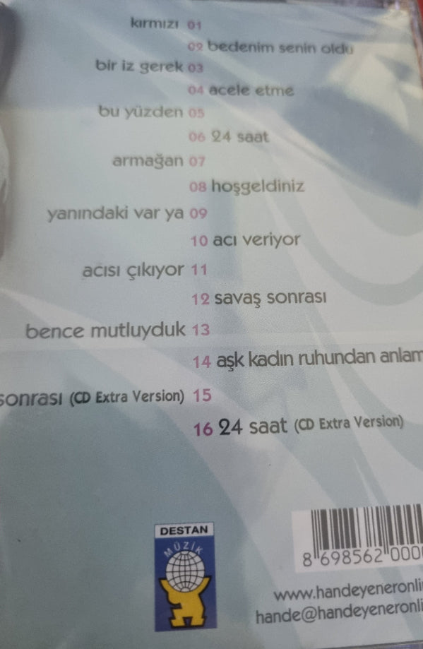 Hande Yener - Aşk Kadın Ruhundan Anlamıyor (CD ) Destan Müzik | Almanya | CD