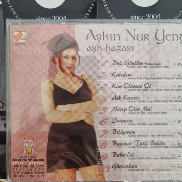 Aşkın Nur Yengi CD | Aşk Kazası | CD ( Türkçe | Pop | Müzik | CD ) Destan Müzik | Almanya