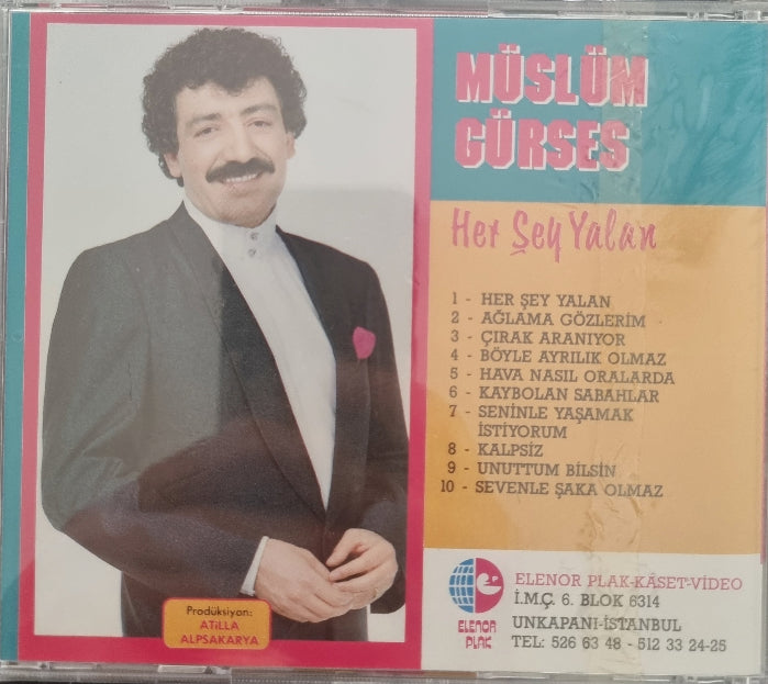 Müslüm Gürses CD | Her Şey Yalan| CD | ELENOR | Almanya'da CD sipariş