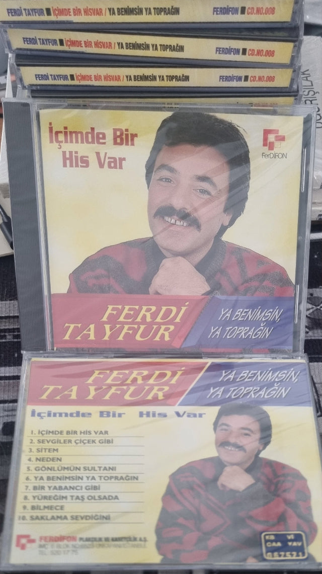 Ferdi Tayfur- içimde Bir His Var his var CD - Ya benimsin Ya Toprağın CD | Almanya