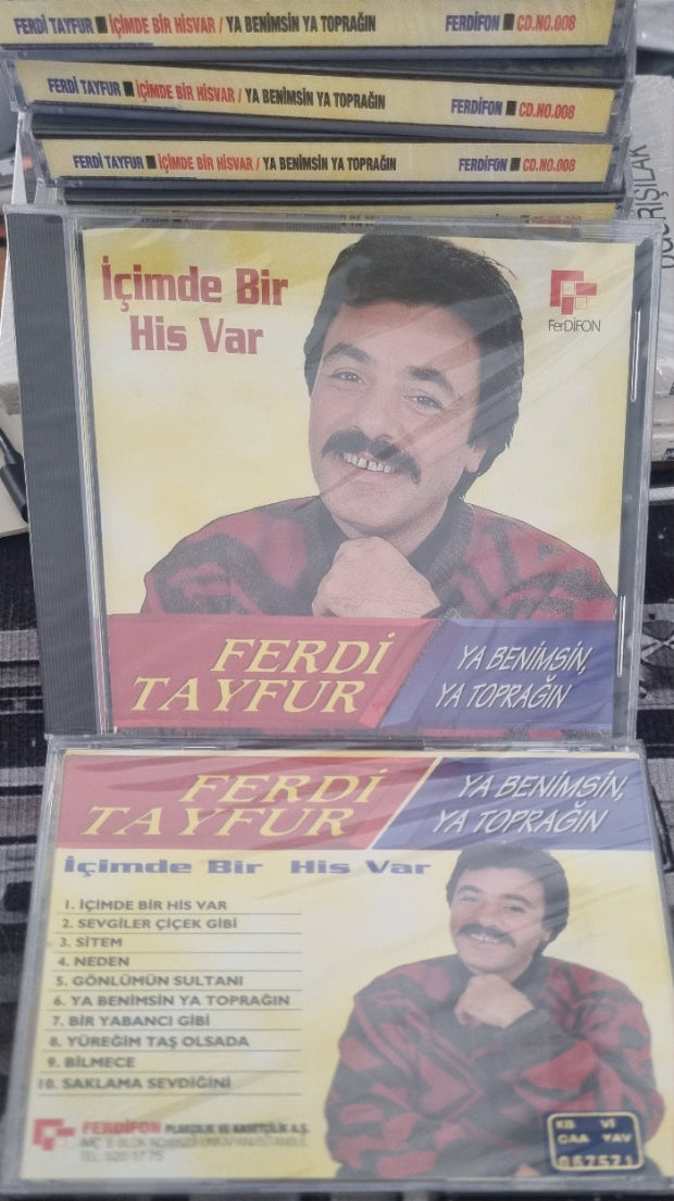 Ferdi Tayfur- içimde Bir His Var his var CD - Ya benimsin Ya Toprağın CD | Almanya