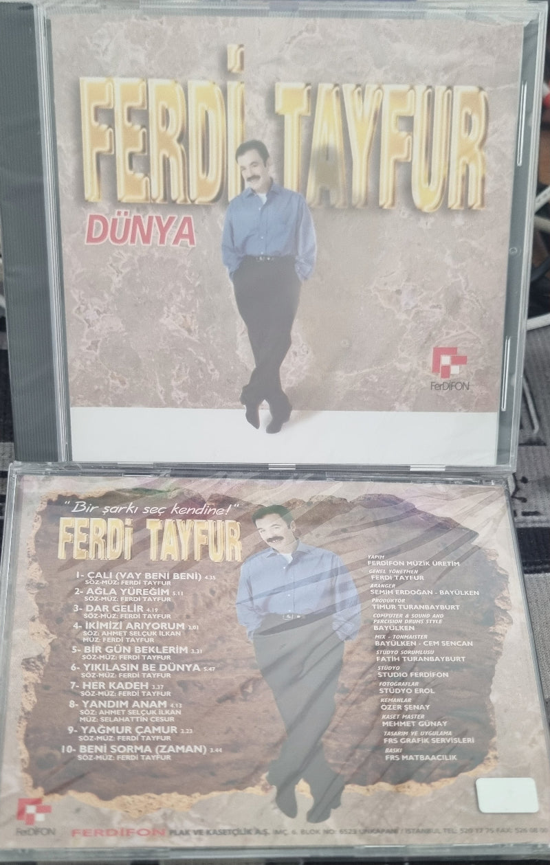 Ferdi Tayfur - Dünya CD | Almanya | Hollanda | Fransa CD Sipariş