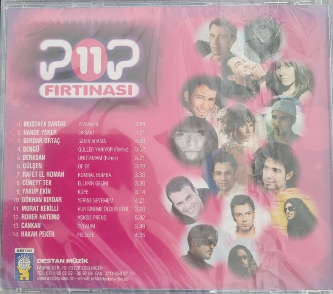 POP Fırtınası Vol.11 CD | Çeşitli Sanatçılar – Türkçe Pop ( DESTAN Müzik ) Almanya