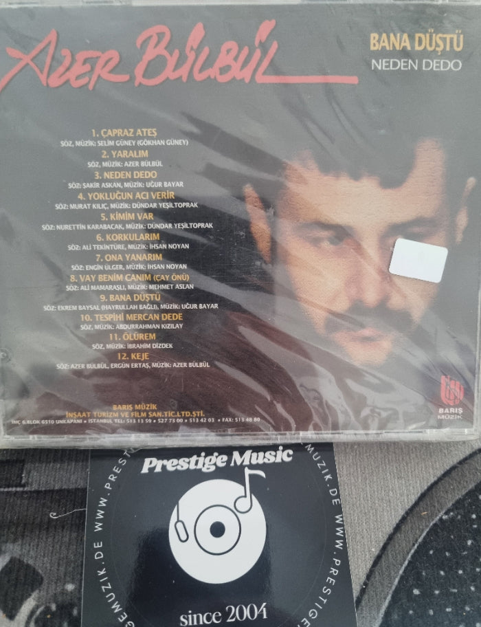 Azer Bülbül - Bana Düştü (Neden Dedo) CD | Almanya | Sipariş