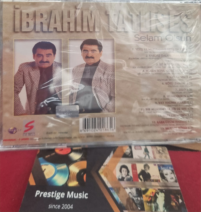 İbrahim Tatlıses CD - İbrahim Tatlises - Selam Olsun( CD ) Türk Halk |Müziği | CD