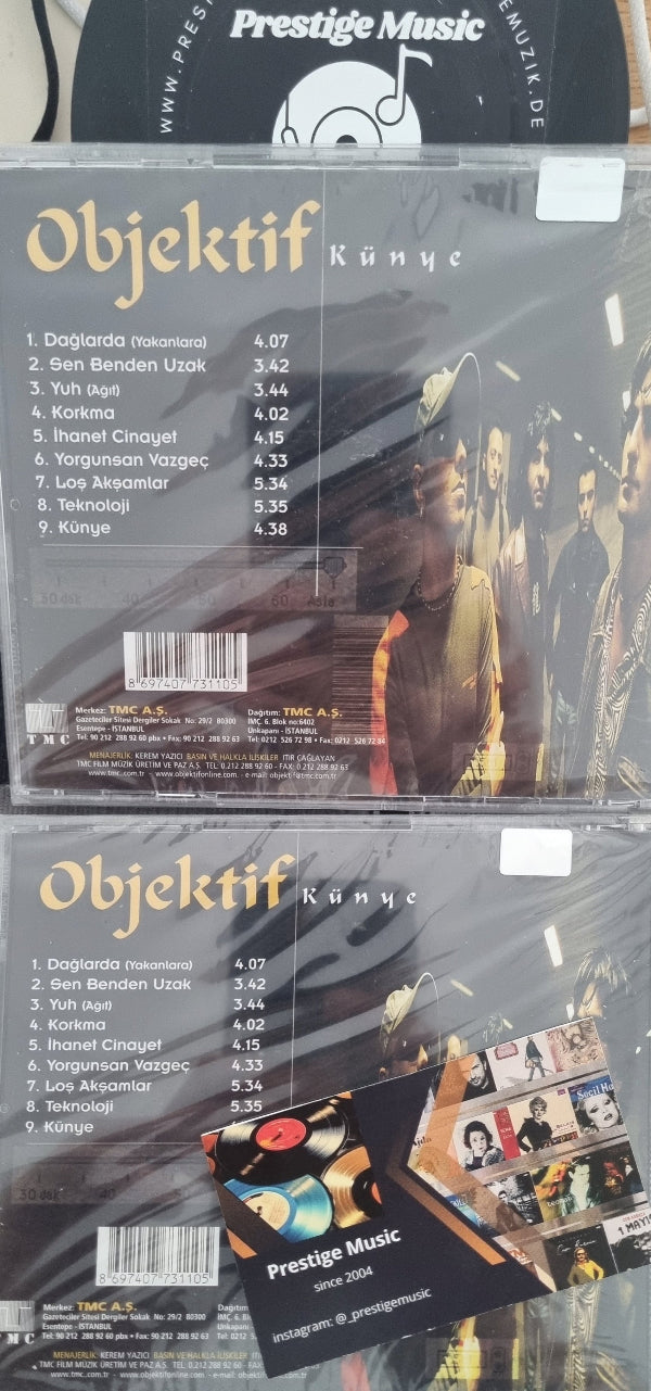 Almanya | Türk Rock | Müziği |Objektif | Künye | CD