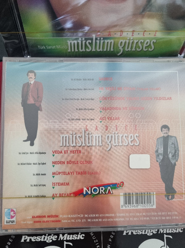 Müslüm Gürses - Sadece CD | Sadece (Türk Sanat Müziği) CD