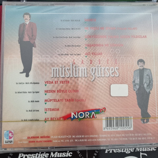 Müslüm Gürses - Sadece CD | Sadece (Türk Sanat Müziği) CD