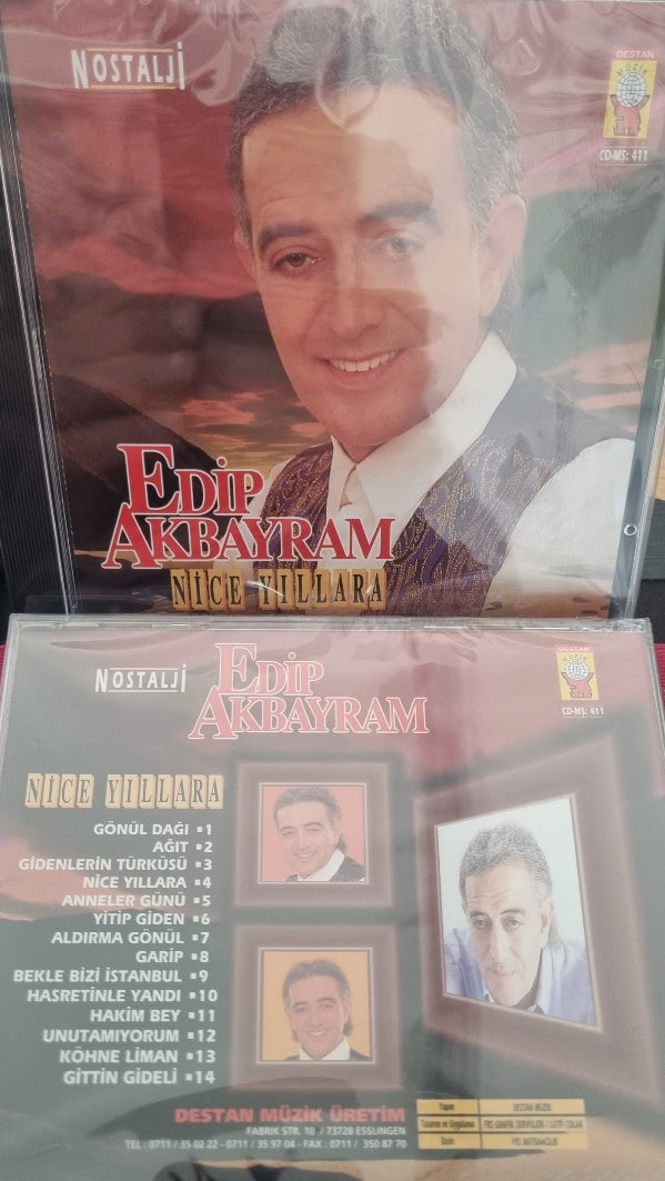 Edip Akbayram - Nice Yıllara - Nostalji CD | DESTAN Müzik |Almanya | baskı CD