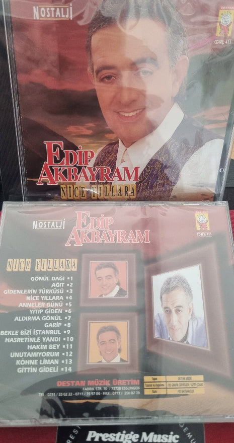 Edip Akbayram - Nice Yıllara - Nostalji CD | DESTAN Müzik |Almanya | baskı CD
