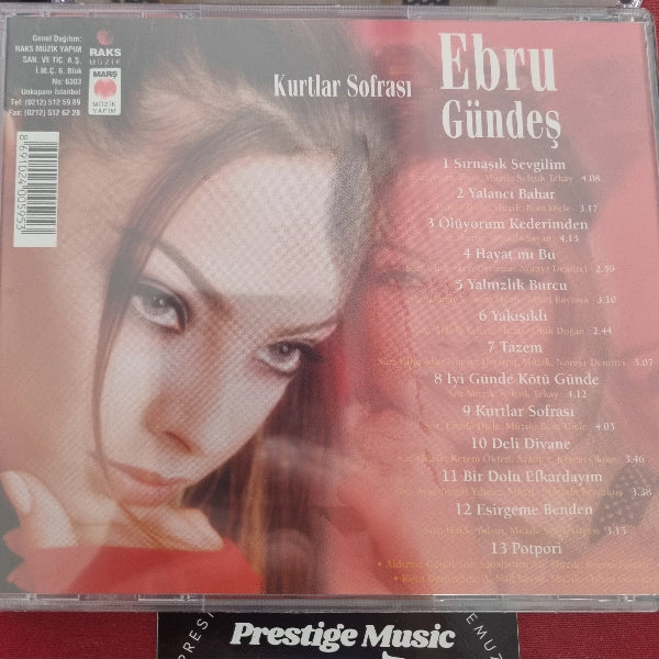 Ebru Gündeş - Kurtlar Sofrası CD | Almanya | Arabesk Müzik CD