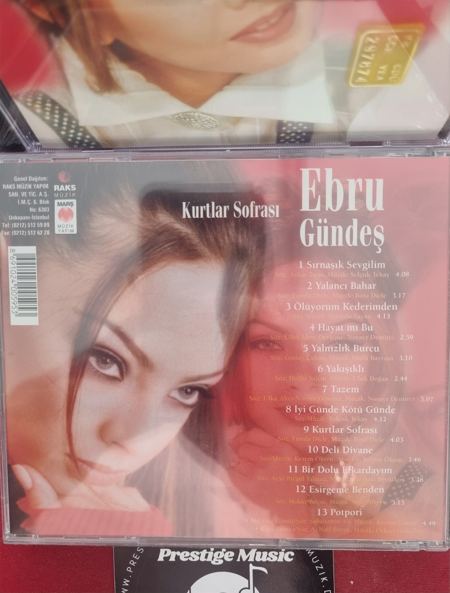 Ebru Gündeş - Kurtlar Sofrası CD | Almanya | Arabesk Müzik CD