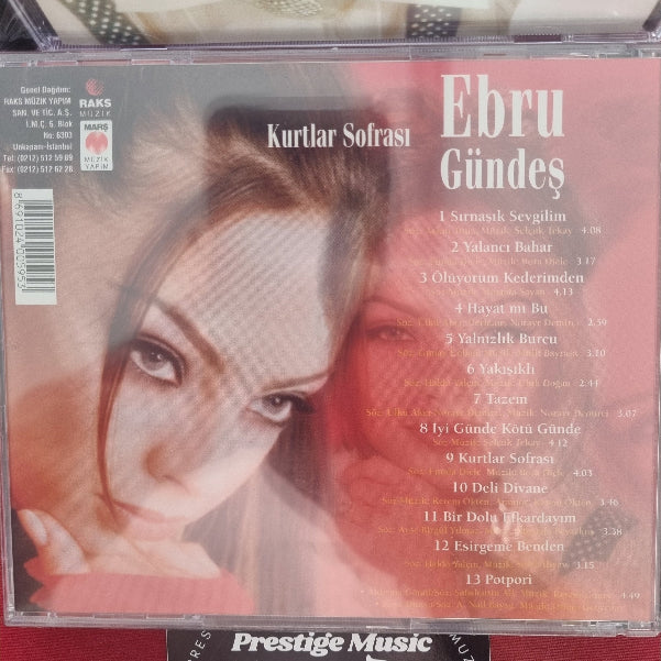 Ebru Gündeş - Kurtlar Sofrası CD | Almanya | Arabesk Müzik| Ebru Gündes CD
