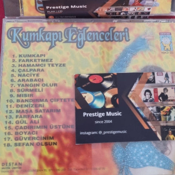 Kumkapı Eğlenceleri CD | İbrahim Şirin | Destan Müzik | Almanya