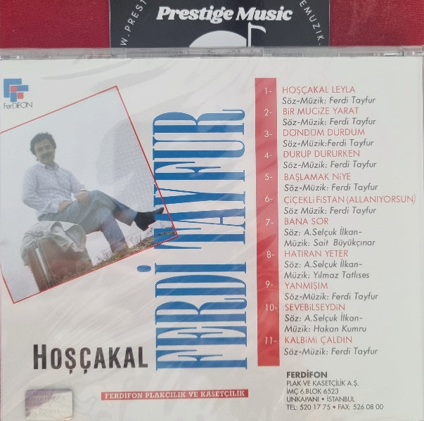 Ferdi Tayfur CD - Ferdi Tayfur Hoscakal | Hoşçakal ( CD ) Arabesk | CD