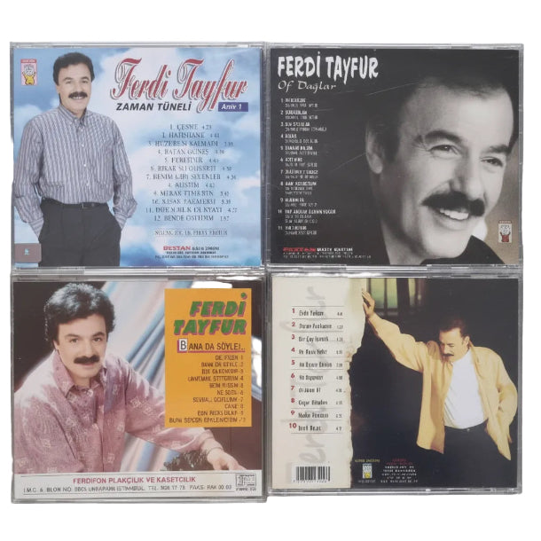 Ferdi Tayfur CD Seti | Zaman Tüneli Arşiv 1 | Of Dağlar | Bana Da Söyle | Durun Ayaklarım | CD | Destan Müzik | Almanya