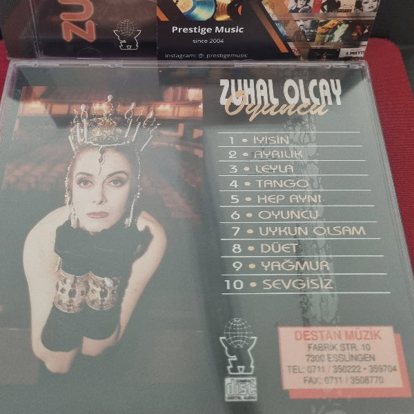 Zuhal Olcay - Oyuncu CD | DESTAN Müzik | Almanya Baskı CD