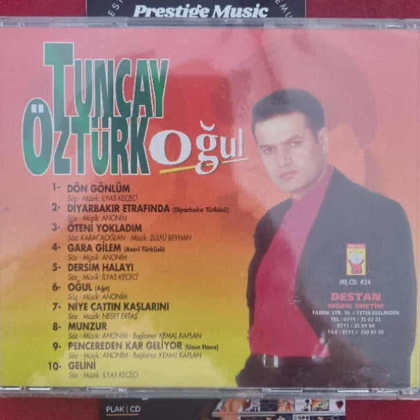 Tuncay Öztürk | Oğul CD | DESTAN Müzik | Almanya