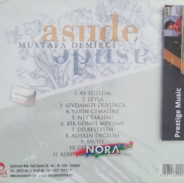 Mustafa Demirci Cd - Asude CD |Türk Sanat Müziği | CD