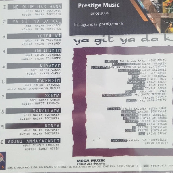 Fusun - Ya Git Ya Da Kal CD | Türkçe Pop | CD | türkischer pop CD