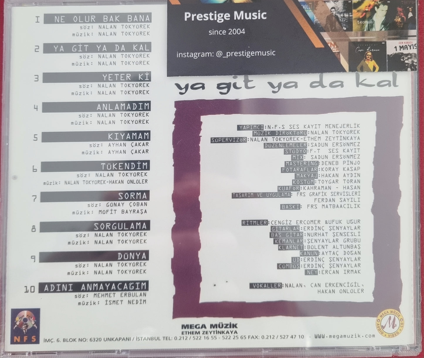 Fusun - Ya Git Ya Da Kal CD | Türkçe Pop | CD | türkischer pop CD