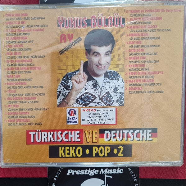 Yunus Bülbül - Ay inanmıyorum - TÜRKISCHE ve DEUTSCHE | Keko - Pop 2 | CD | Almanya |Akbaş Müzik