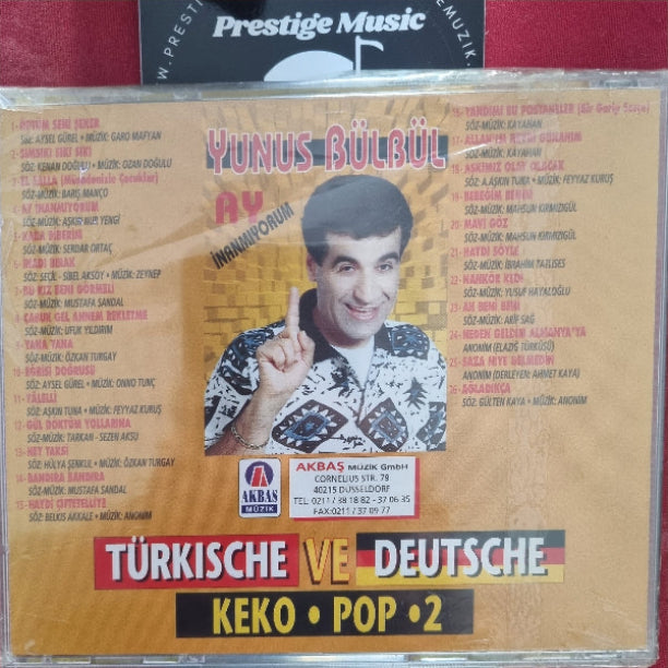 Yunus Bülbül - Ay inanmıyorum - TÜRKISCHE ve DEUTSCHE | Keko - Pop 2 | CD | Almanya |Akbaş Müzik
