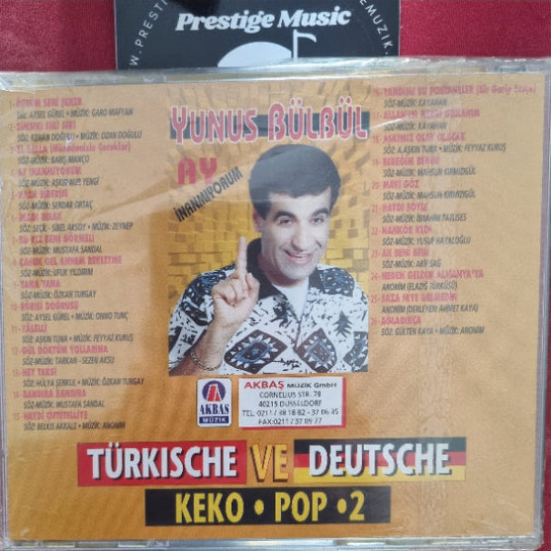 Yunus Bülbül - Ay inanmıyorum - TÜRKISCHE ve DEUTSCHE | Keko - Pop 2 | CD | Almanya |Akbaş Müzik