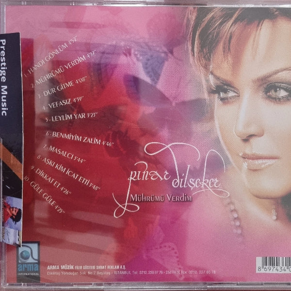 Pınar Dilşeker - Mührümü Verdim | CD |türkische Kunstmusik | CD's | Türk Sanat Müzigi |CD