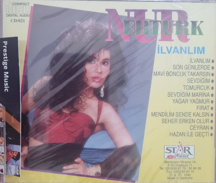 Nur ERTÜRK -İlvanlım | CD | Almanya | Duisburg | STAR Müzik | CD |Türk Halk Müziği