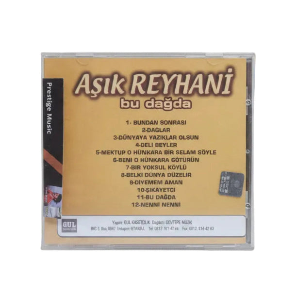 Deli Beyler - Bu Dağda CD | Gül Kasetçilik -2014 CD |Türk halk müziği | CD