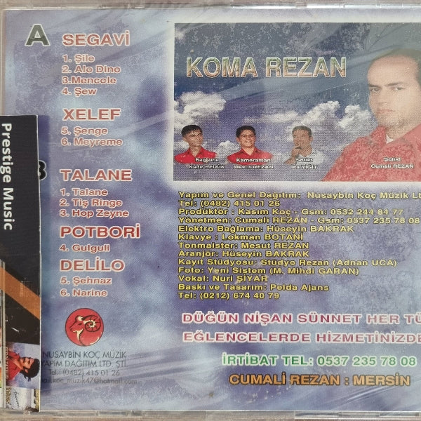 KOMA REZAN - Şile | CD | Kürtçe CD | Kürtçe | Kürt halk müziği | türkische Volksmusik | CD