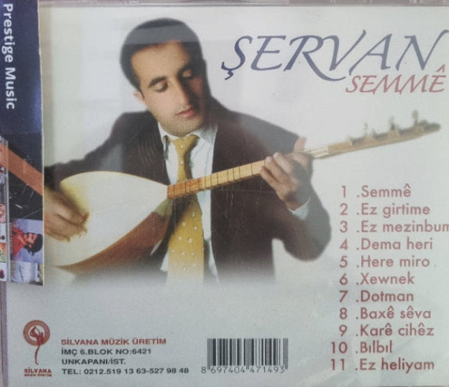 Şervan - Semme -Semmê CD | Kürtçe | Türkische Volksmusik | CD