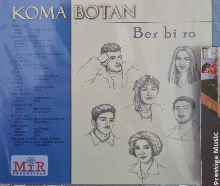 Koma Botan - Ber bi ro | CD | Kürtçe CD | Türkische Volksmusik CD | Mir Produktion | Almanya