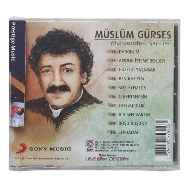 Müslüm Gürses Cd - Mahzendeki Şarkılar CD | ELENOR | SONY MUSIC | CD