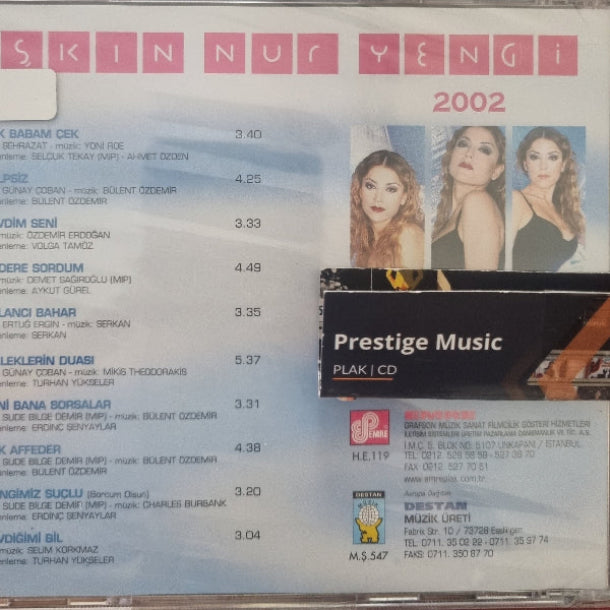 Aşkın Nur Yengi CD - Aşkın Nur Yengi 2002 | CD | DESTAN Müzik | Almanya | Esslingen | CD