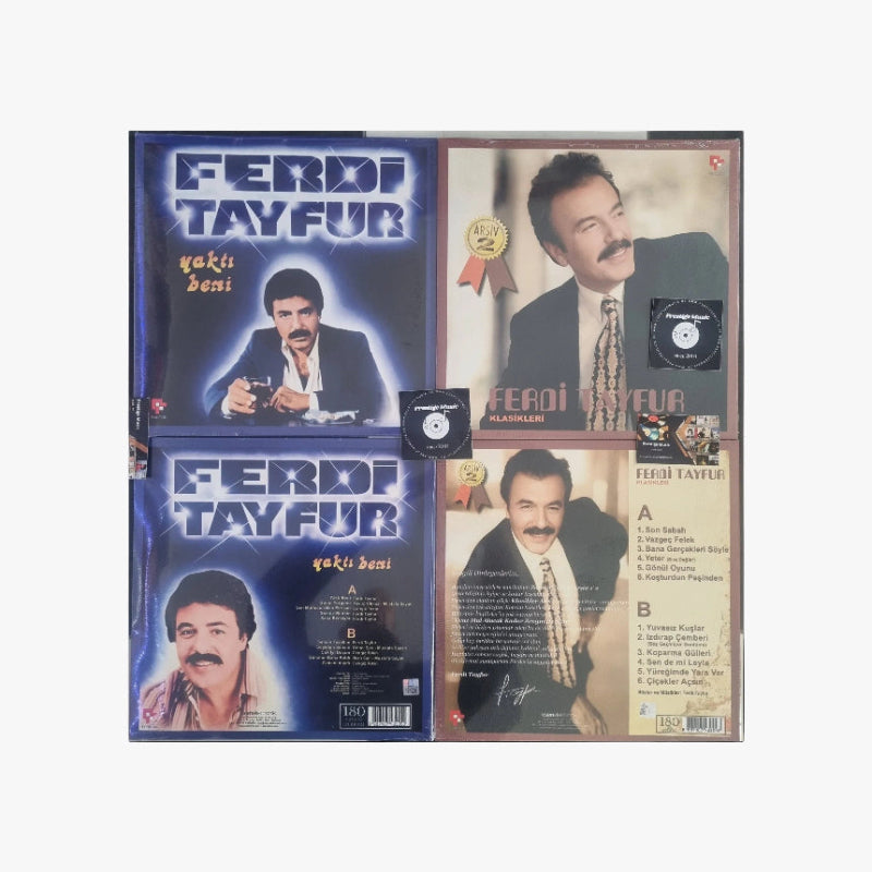 Ferdi Tayfur - Klasikleri Arşiv 2 Plak | Ferdi Tayfur Plak | Ferdi Tayfur - Yaktı Beni Plak | 2 Plak