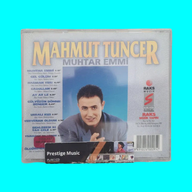 Mahmut Tuncer – Muhtar Emmi CD | RAKS Müzik Yapım | CD