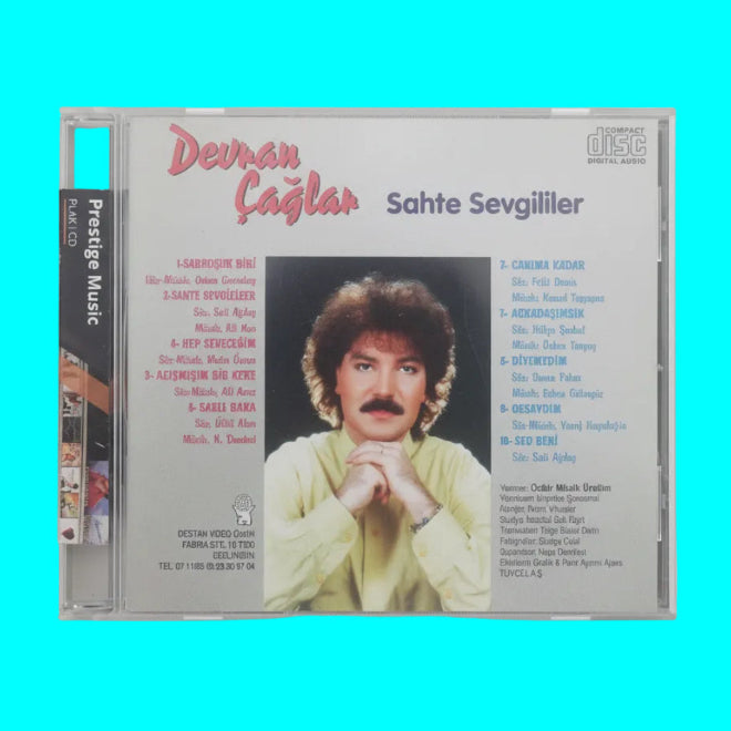 Devran Çağlar - Sahte Sevgiler ( Arabesk | CD ) Destan Müzik | Almanya