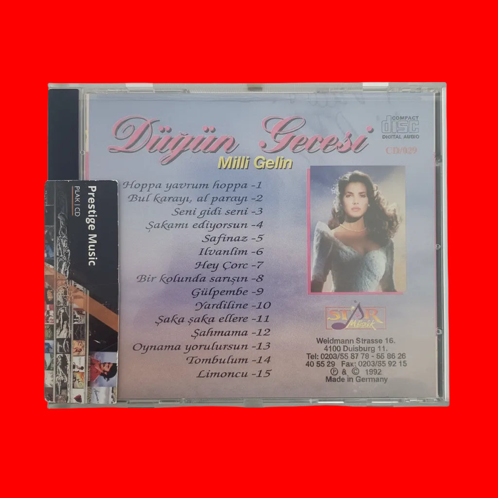 Düğün Gecesi - Milli Gelin CD | Almanya Duisburg | Üretim | Made in Germany | CD