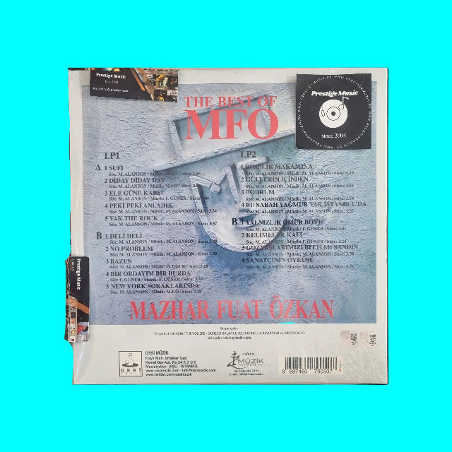 Mazhar Fuat Özkan - The Best Of | MFÖ Plak(2 PLAK)Türkçe | Pop | Rock | Plak |Schallplatte