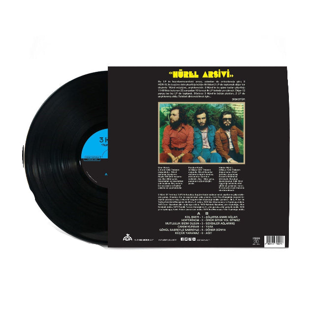 3 Hürel - Hürel Arşivi Plak | Volume 2 (Plak) Anadolu rock | Türkischer rock | Plak | Schallplatte | LP