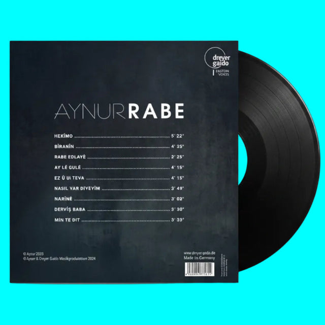 Aynur - Rabe Plak | Aynur Rabe LP | Aynur Rabe Schallplatte | Kürtçe |Turkish Folk | Türk halk | Plak