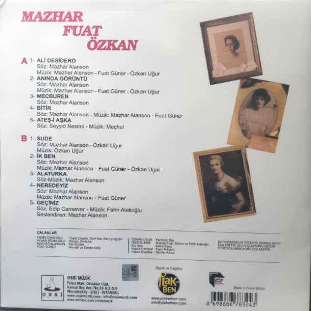 Mazhar Fuat Özkan| MFÖ |Geldiler ( Plak )Türkçe | Pop | Plak | Schallplatte | LP