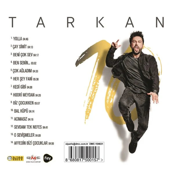 Tarkan CD - Tarkan 10|Yolla Çay-Simit (CD)Türkçe | Türk popu | CD