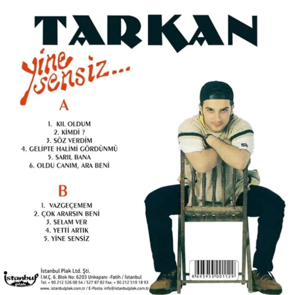 Tarkan Plak-Yine Sensiz(Plak)Schallplatte | LP