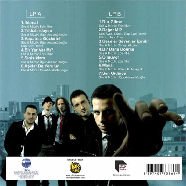 GECE YOLCULARI - Kalbin Kadar Yakin - Record - Vinyl - Plak